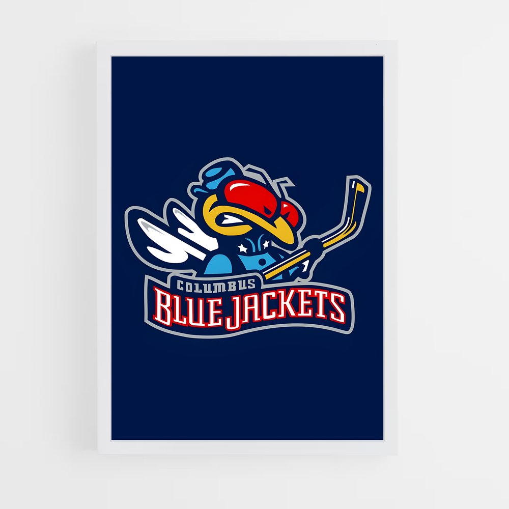 Poster Blue Jackets Pride – affiche Hockey sur glace (vue 3)